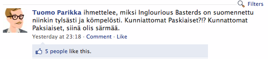 Paskiaisia suomeksi